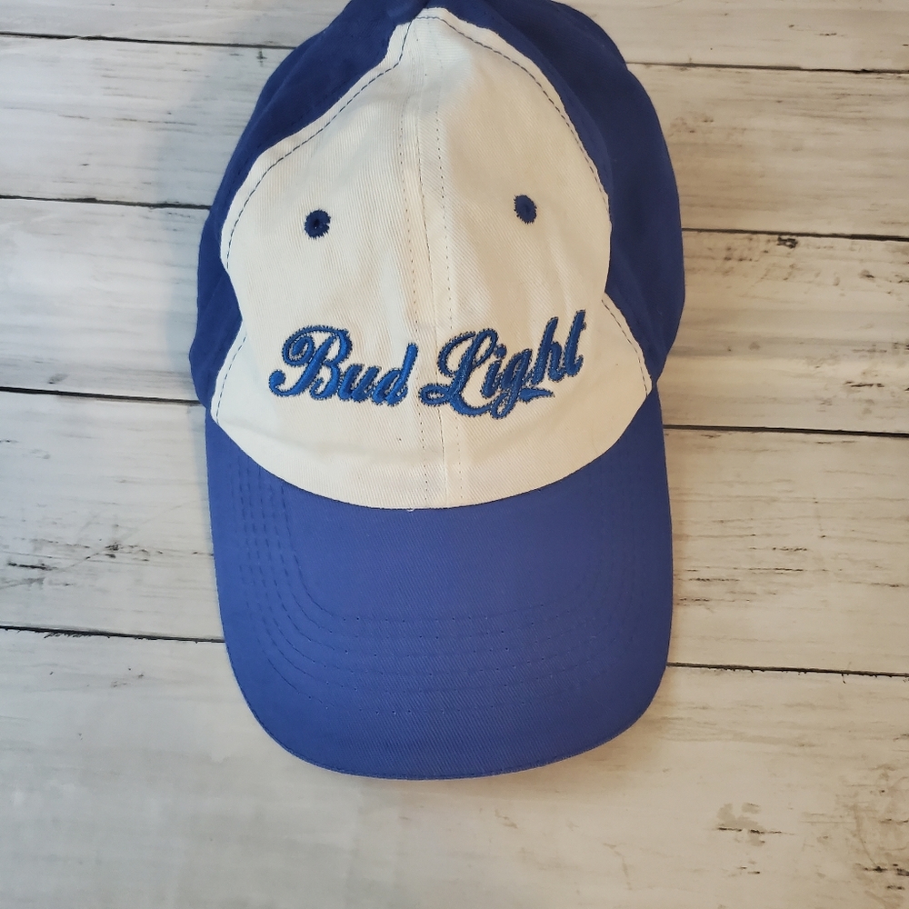 Retro bud light beer embroidered hat baseball cap‎ - Picture 2 of 7